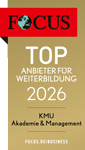 Focus Top Siegel Anbieter für Weitebildung KMU Akademie